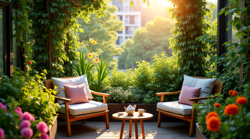 Cultivez votre oasis de bonheur dans un jardin urbain